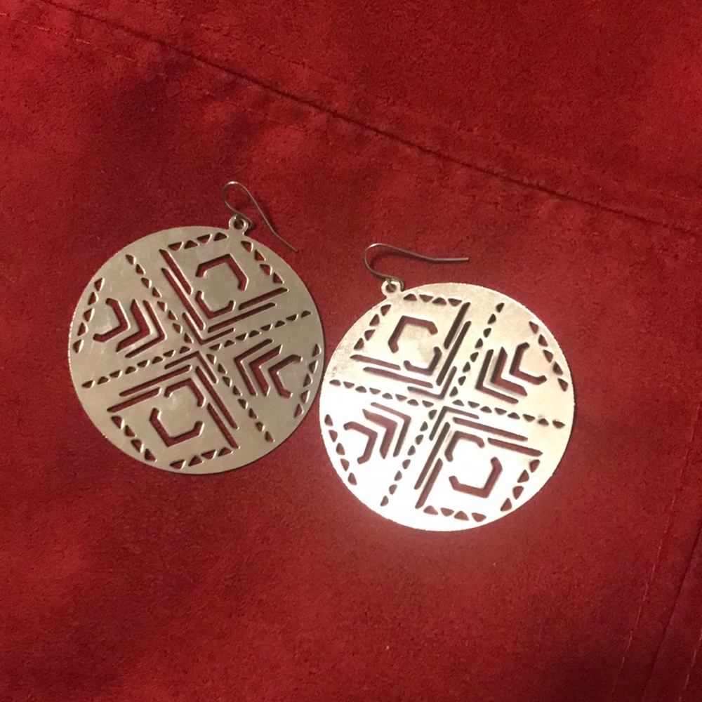 Circle tribal earrings